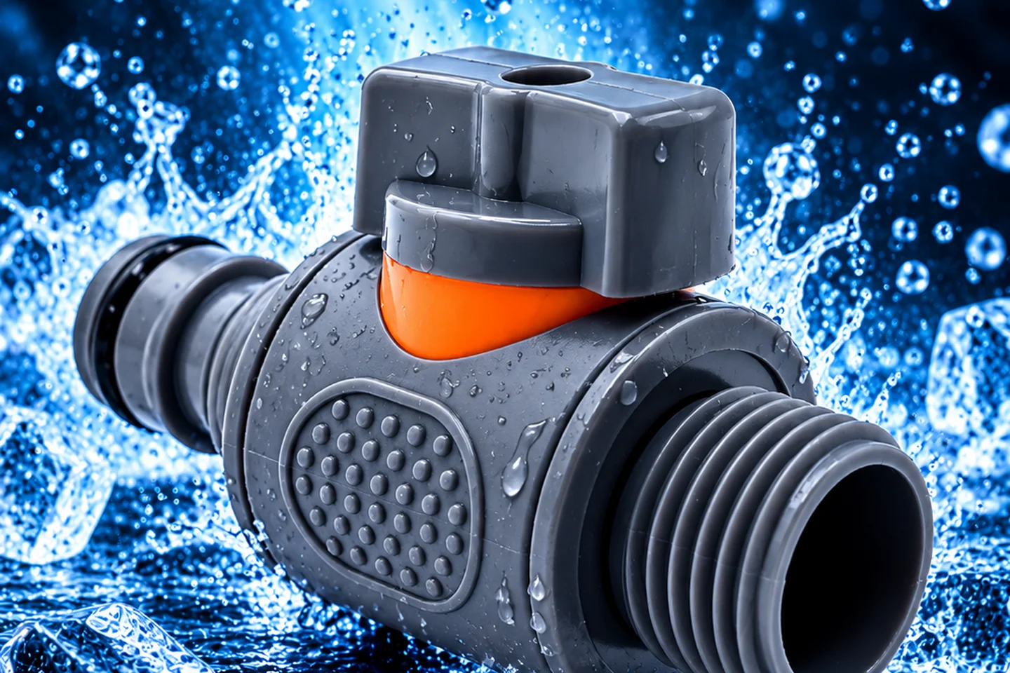 Vero Recovery Ice Bath Hose Pipe Drain Valve - full product shot