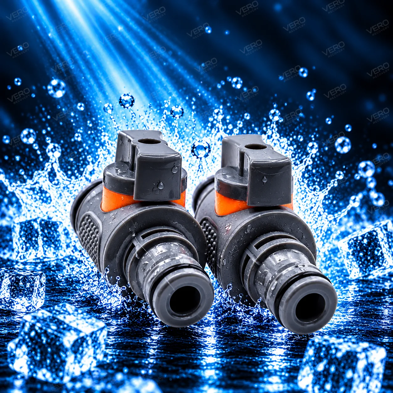 Vero Recovery Ice Bath Hose Pipe Inline Drain - full product shot