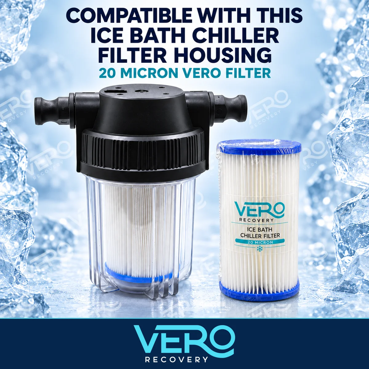 Vero Recovery Ice Bath Filter - compatible filter housing